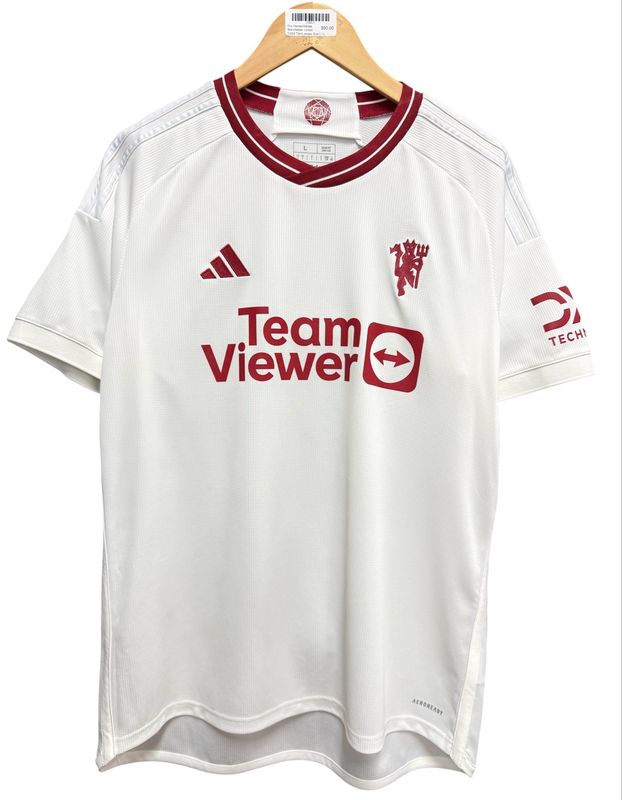 Pre Owned Adidas Manchester United 23/24 Third Jersey Size L