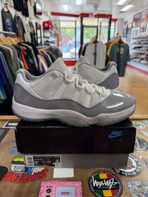 Jordan 11 Retro Low Cement Grey Size 9.5 (WORN)