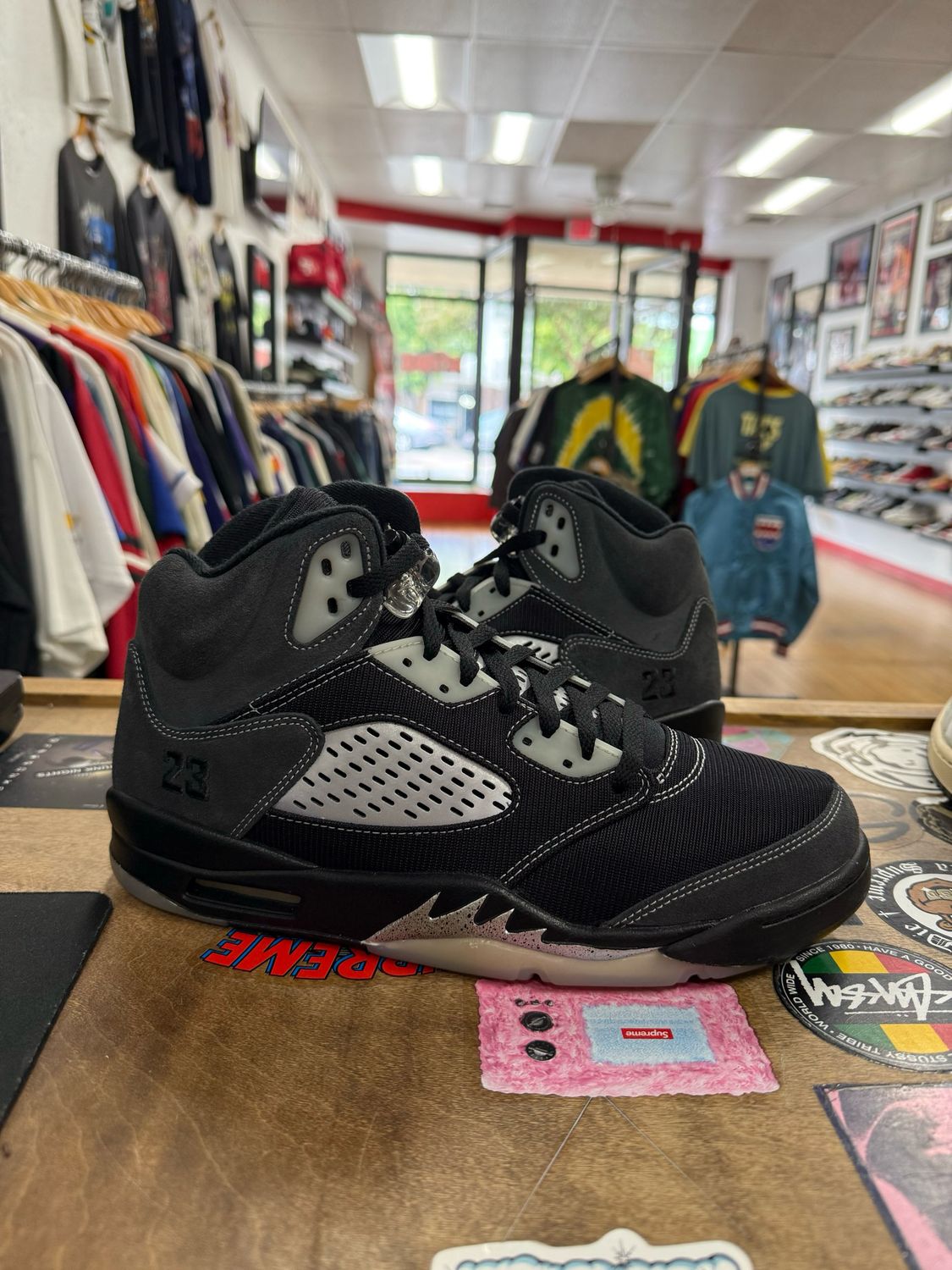Jordan 5 Retro Anthracite Size 11 (WORN+NO BOX)