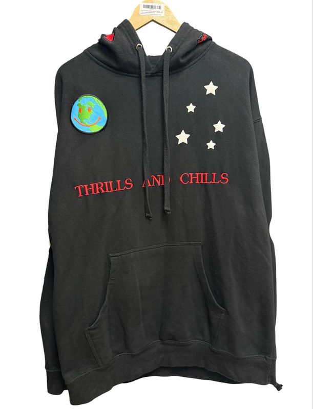 Pre Owned Cactus Jack Travis Scott Astroworld World Peace Hoodie Size XL