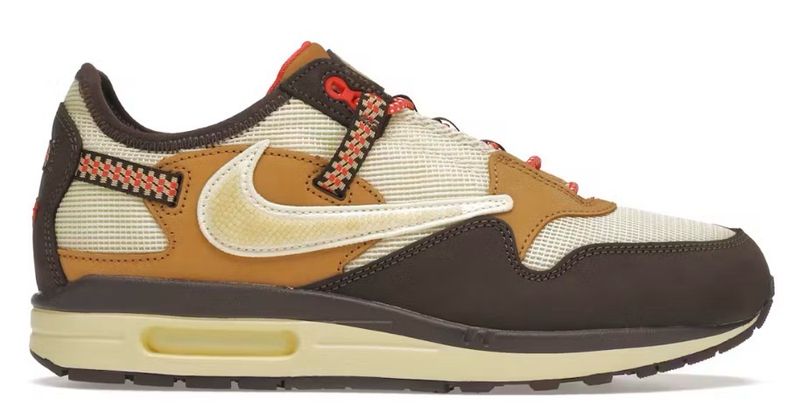 DS Nike Air Max 1 Travis Scott Cactus Jack Baroque Brown Size 9