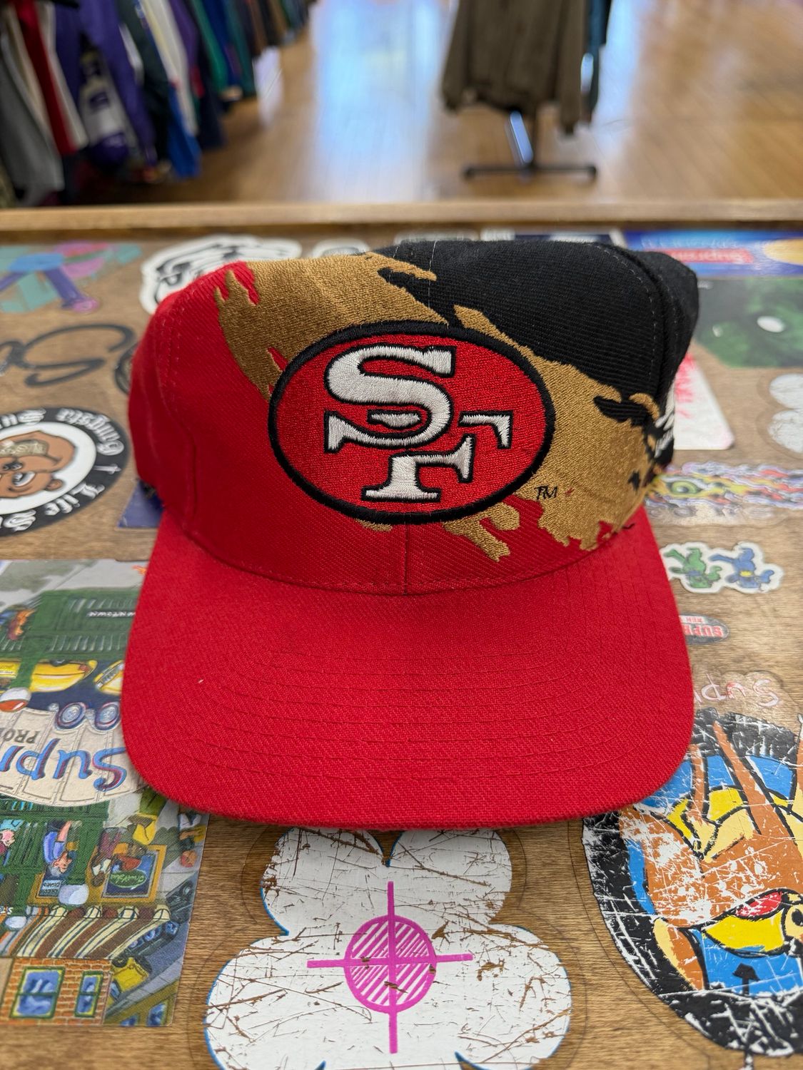 Vintage 49ers Logo Athletic Splash Snapback (Replaced Snap)