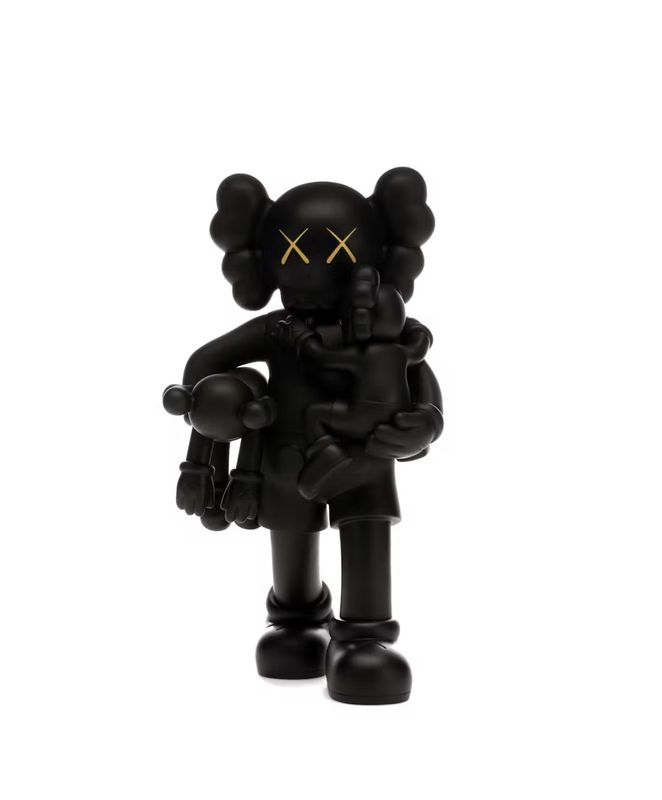 KAWS Clean Slate Vinyl Figure Black
