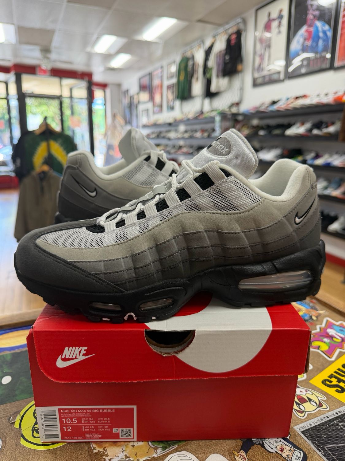 Nike Air Max 95 OG Big Bubble Granite Size 10.5 (WORN), Size: 10.5