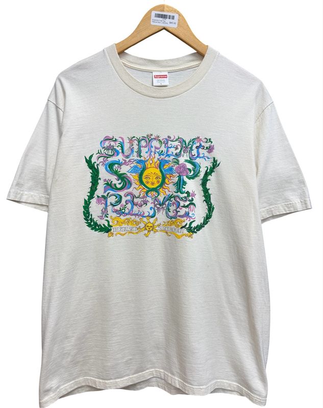 Supreme Crest Tee Natural Size L (WORN)