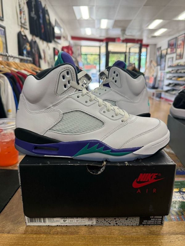 Jordan 5 Retro Grape (2025) Size 9.5 (WORN ONCE)