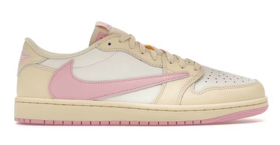 DS Jordan 1 Retro Low OG SP Travis Scott Shy Pink Size 10