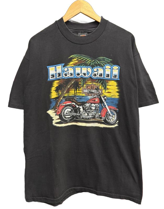 Vintage 1984 Harley Davidson Waipahu Tee Size XL