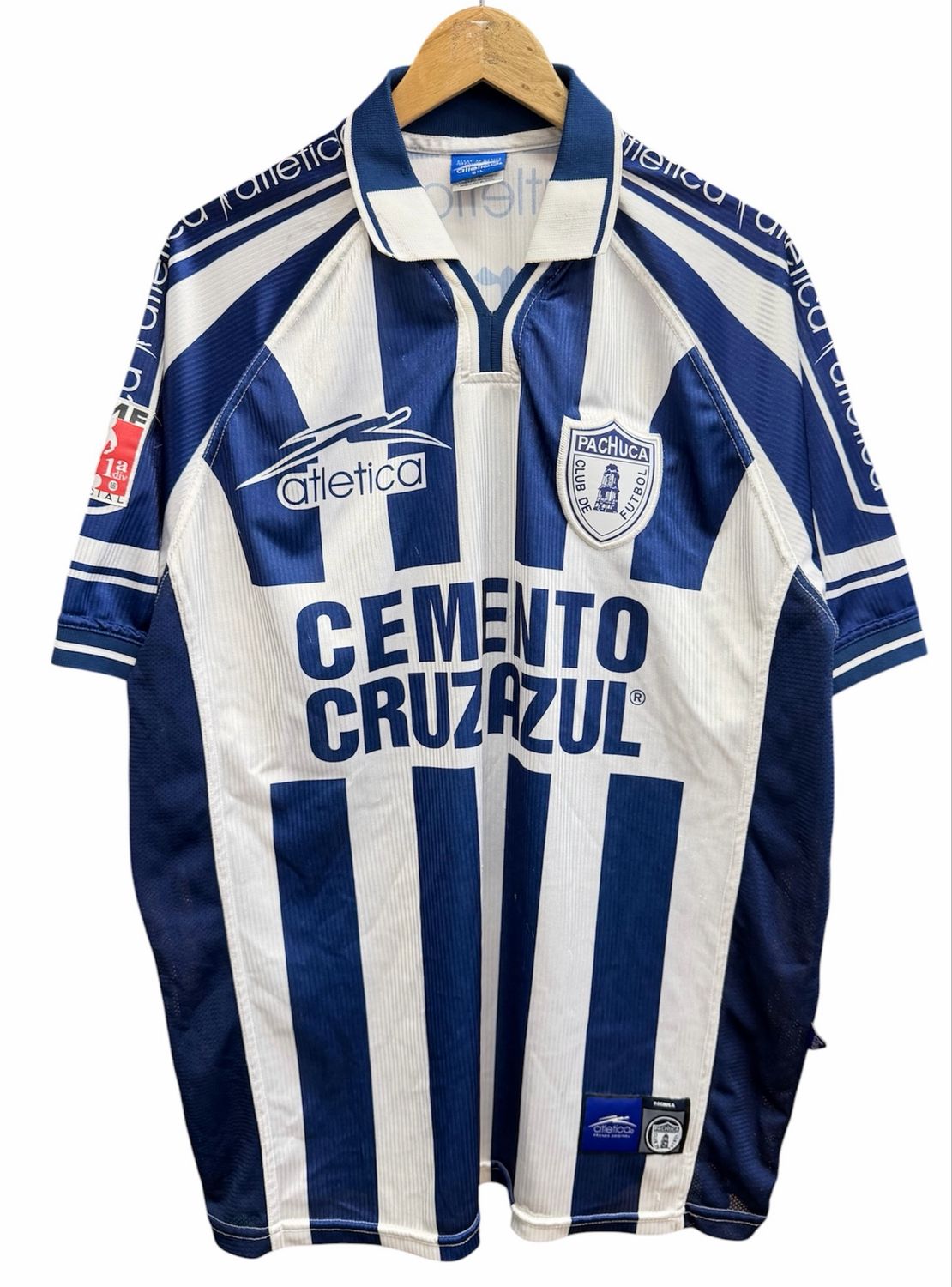Vintage Atletica Club De Futbol Pachuca 1999/01 Home Jersey Size L