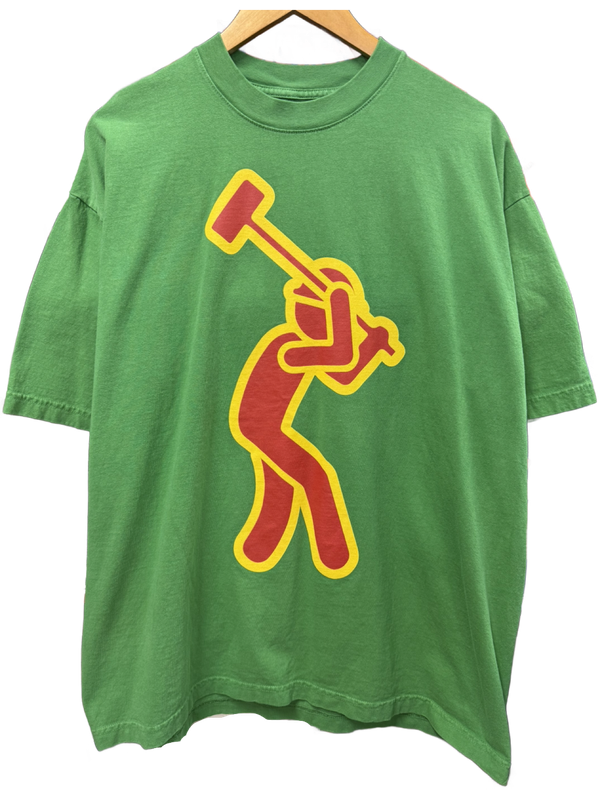Pre Owned Lil Yachty Concrete Boys Working Man Tee Lucky Green Size L