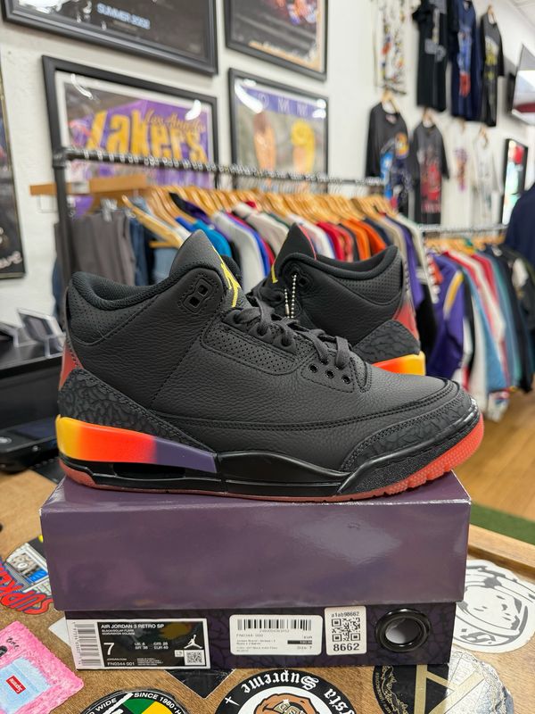 Jordan 3 Retro J Balvin Rio Size 7 (WORN)