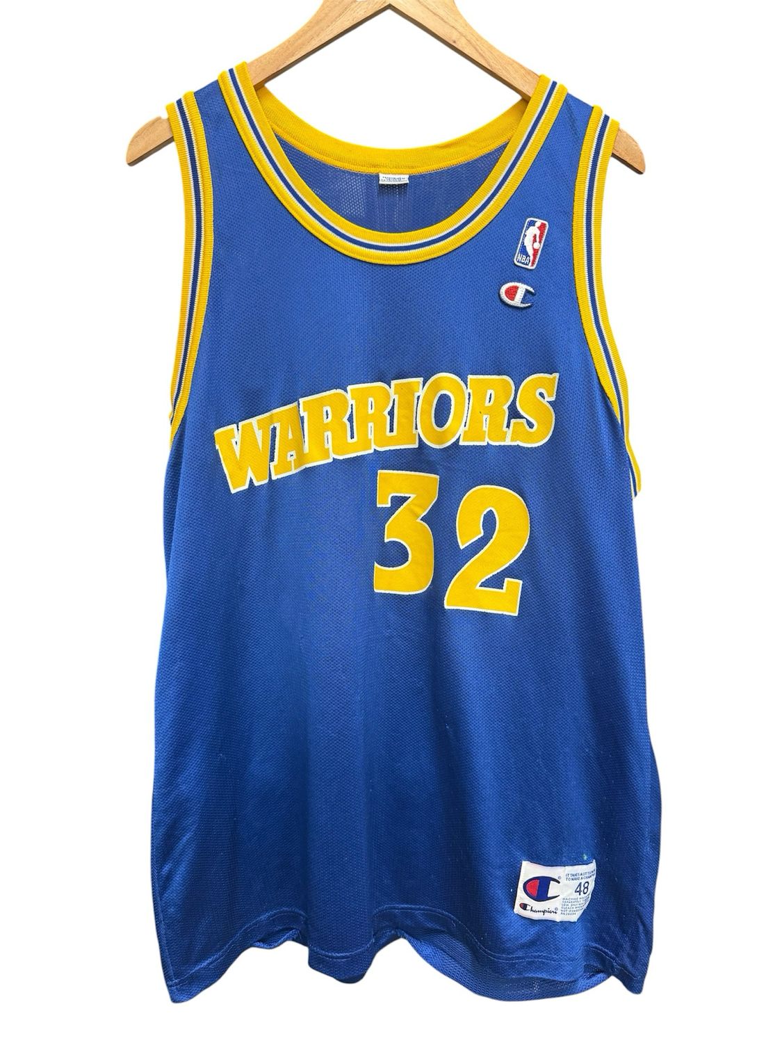 Vtg 90's Joe Smith Golden State Warriors Champion Jersey Size 48