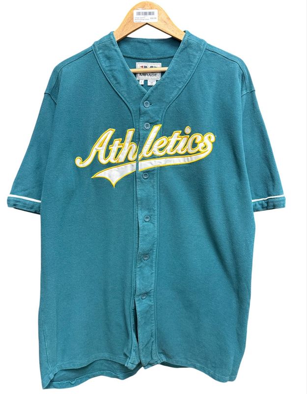 Vintage Oakland Athletics Mirage Jersey Size Large