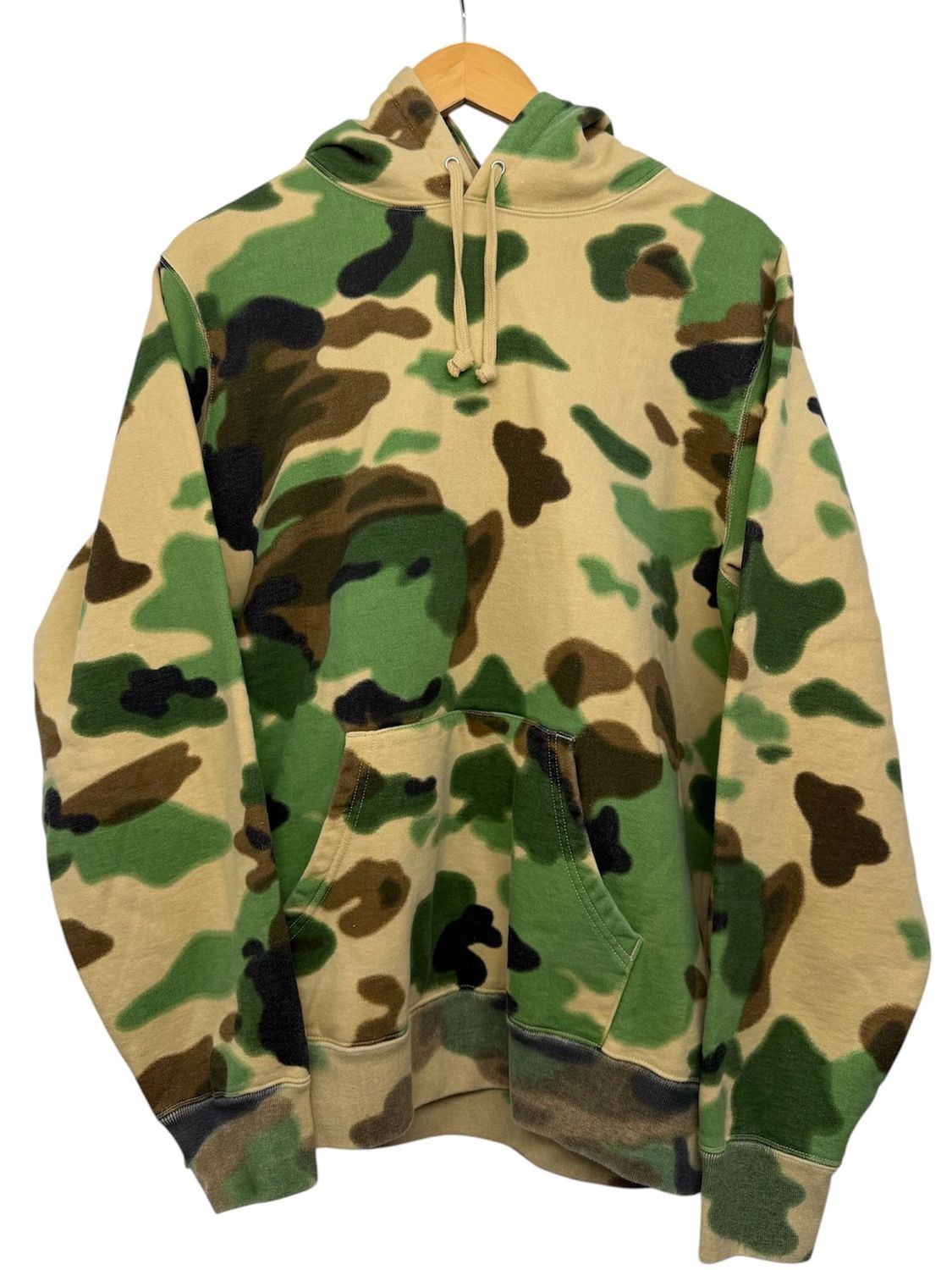 Supreme Overdyed Hooded Sweatshirt (SS20) Painted Camo Size M