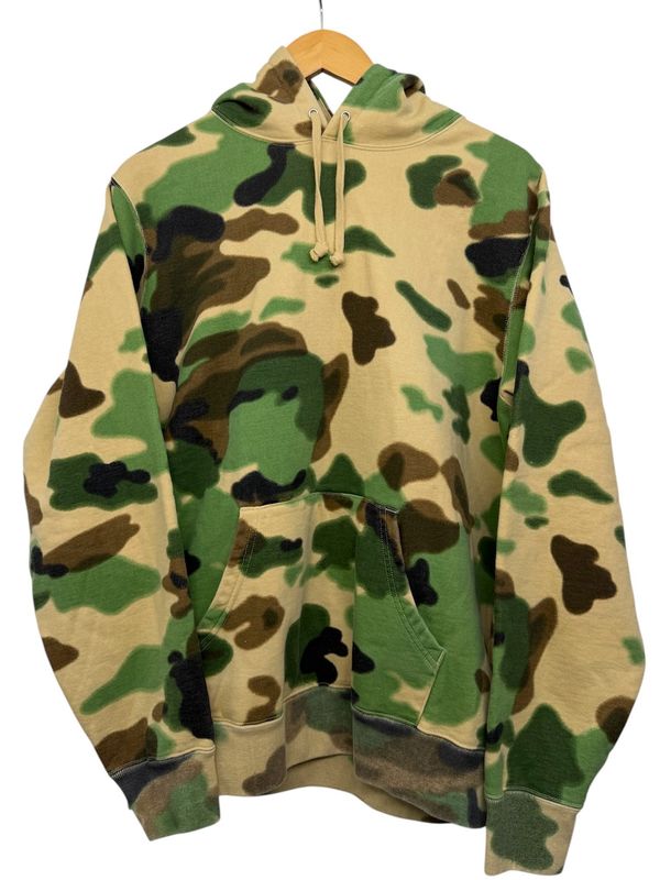 Supreme Overdyed Hooded Sweatshirt (SS20) Painted Camo Size M