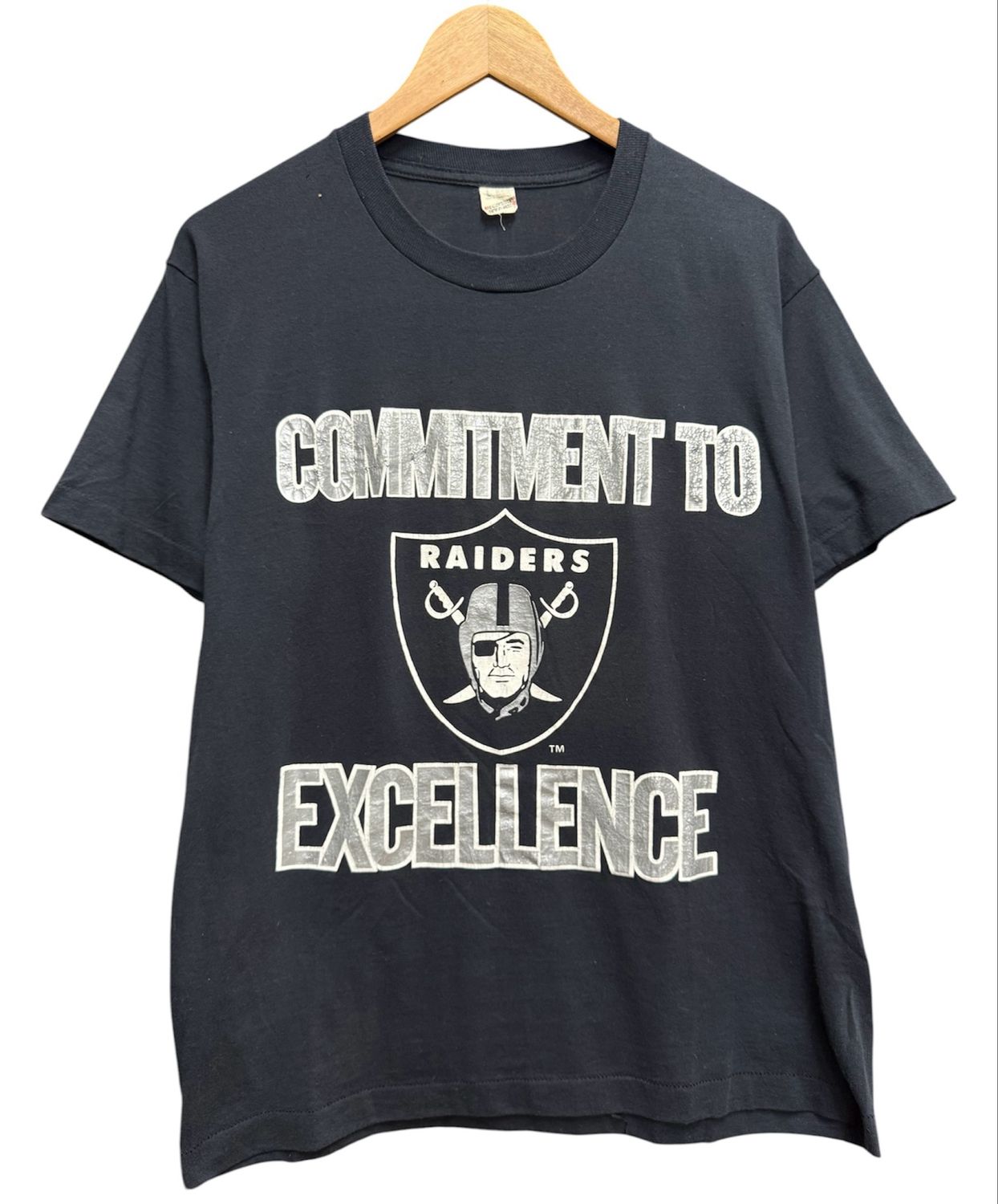 Vtg Raiders Tee Size L