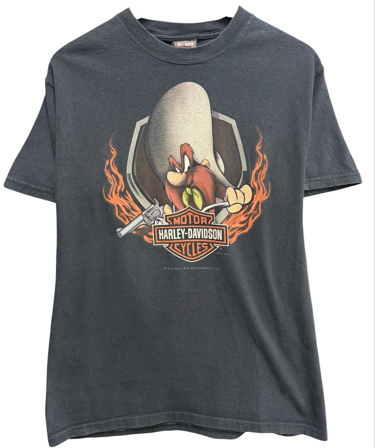 Vtg Harley Davidson Louisville, Kentucky Looney Tunes Tee Size S