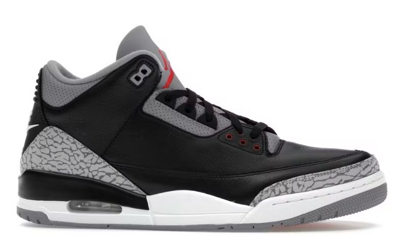 DS Jordan 3 Retro OG Black Cement (2024) Size 8.5