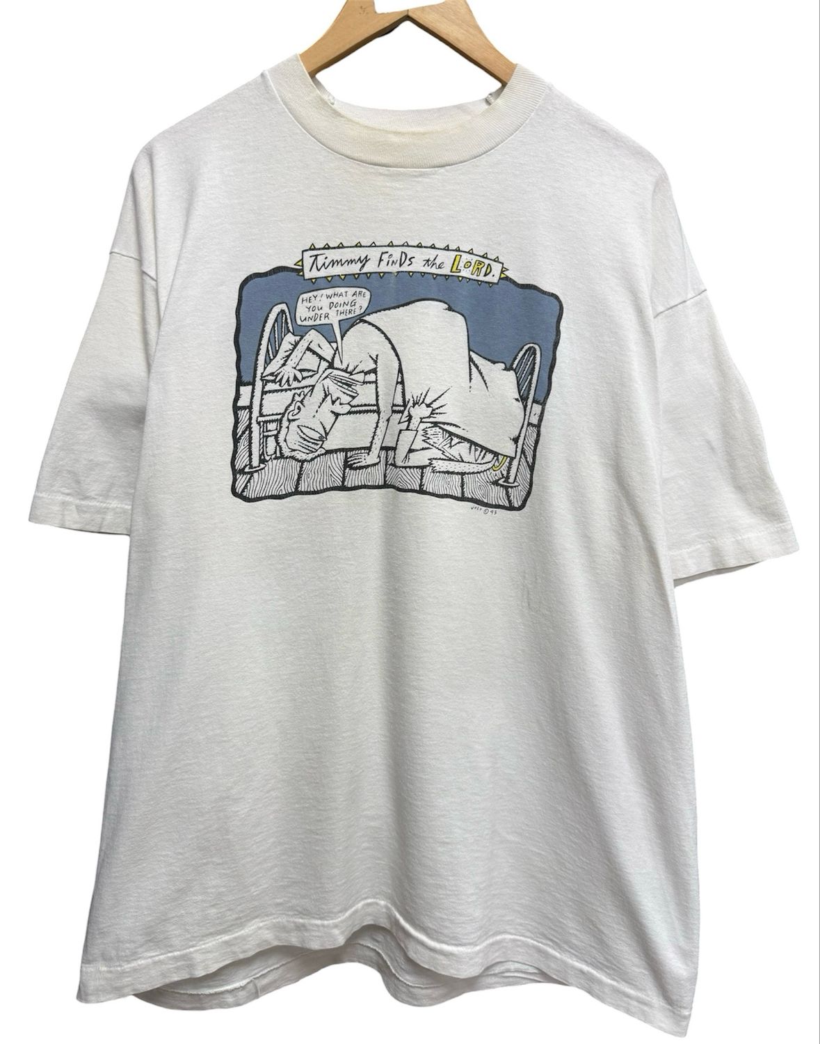 Vintage 1993 Joey Waldon Art Tee Size XL 23x30