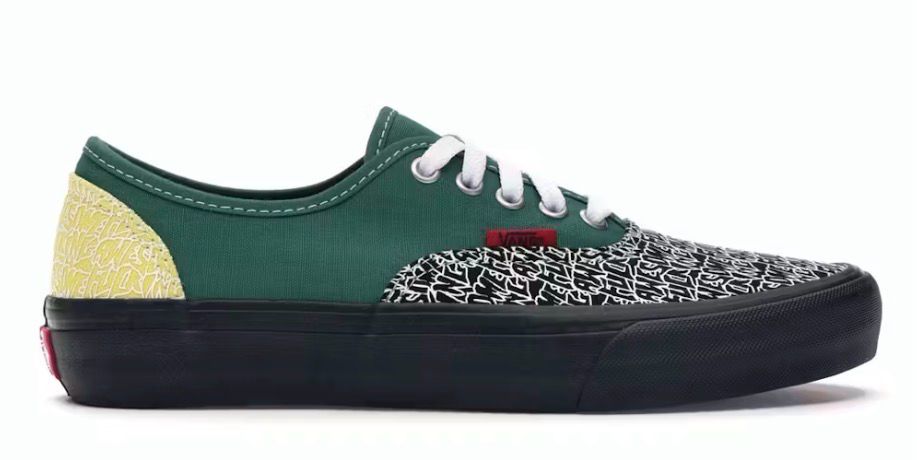 DS Vans Authentic Fucking Awesome Green Size 10