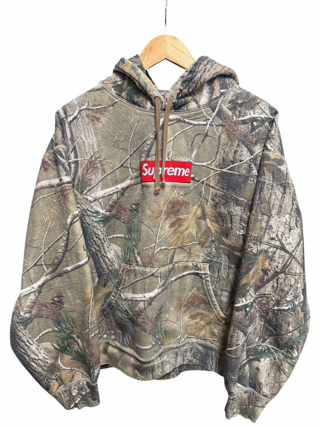 Supreme Box Logo Hooded Sweatshirt (FW25) Realtree AP Camo Size L (WORN)