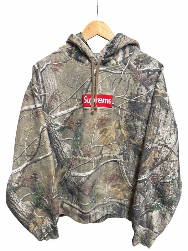 Supreme Box Logo Hooded Sweatshirt (FW25) Realtree AP Camo Size L (WORN)