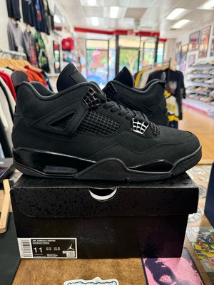 Pre Owned Jordan 4 Retro Black Cat (2025) Size 11