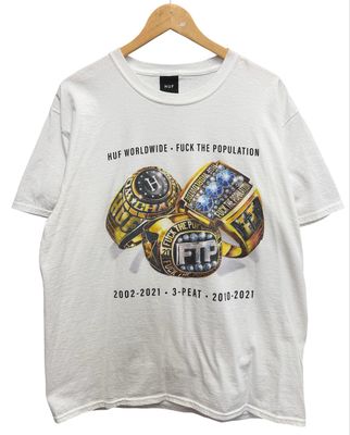 Huf Worldwide x FTP Rings Tee Size Large (WORN)