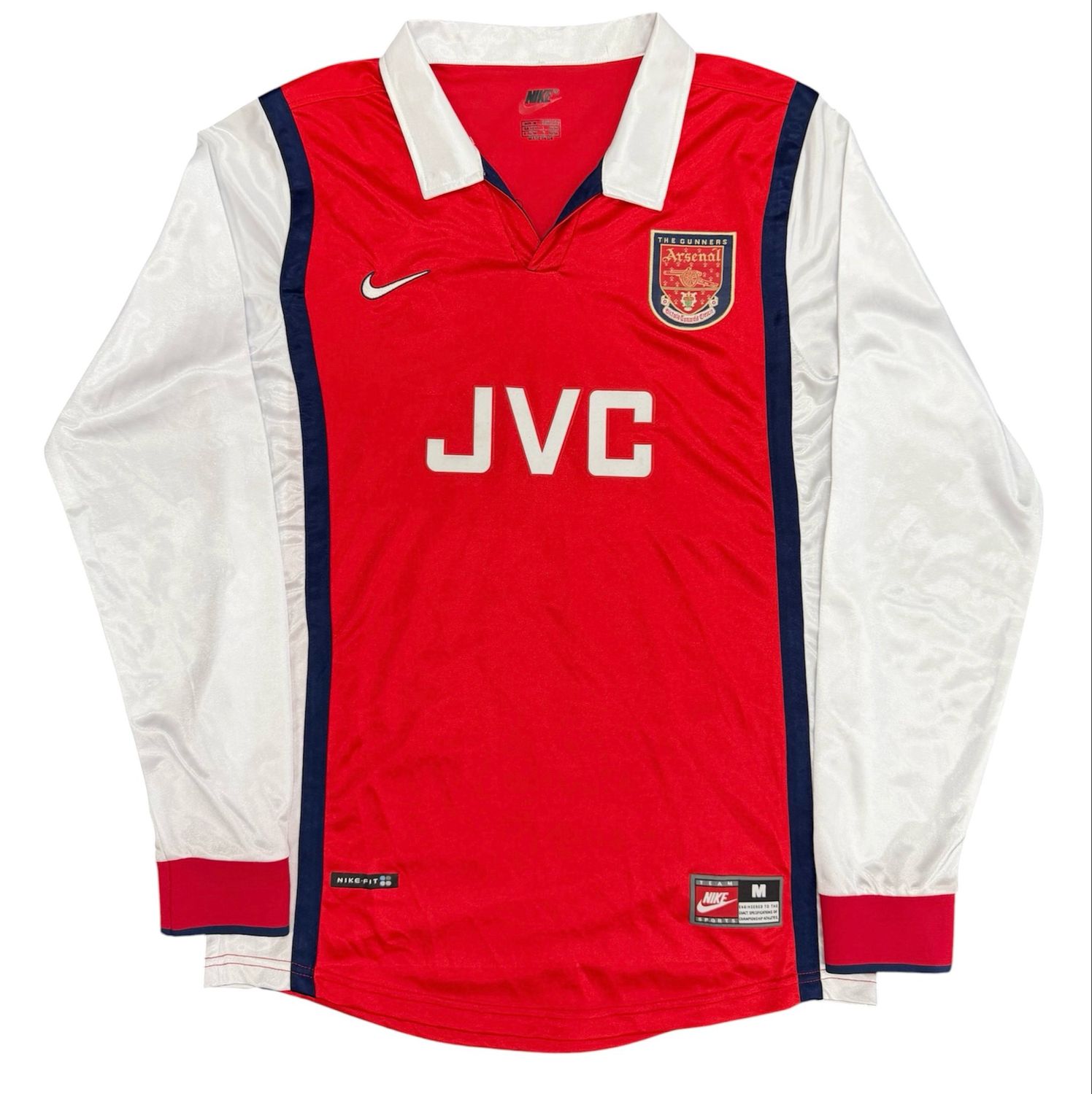 Vtg Nike 1998/1999 Arsenal FC Home Jersey Size M