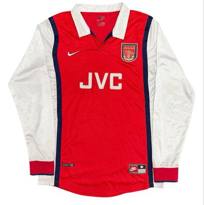 Vtg Nike 1998/1999 Arsenal FC Home Jersey Size M