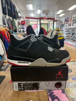 Pre Owned Jordan 4 Retro Bred (2019) Size 10.5
