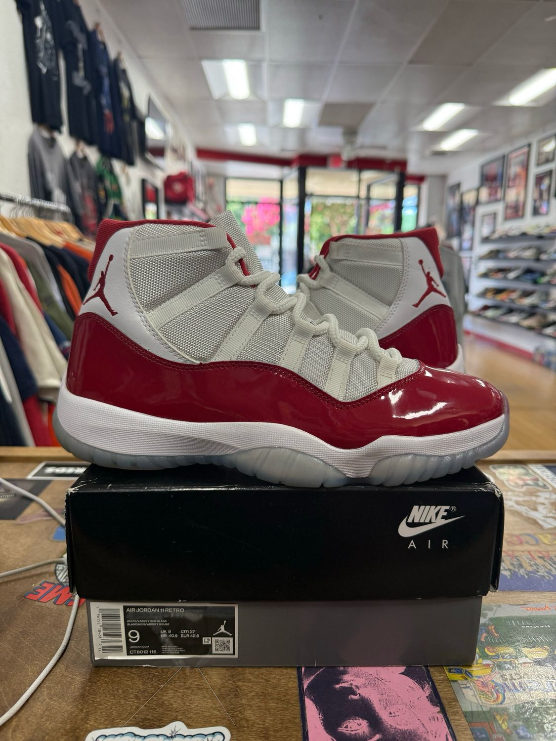 Jordan 11 Retro Cherry (2022) Size 9 (Worn)