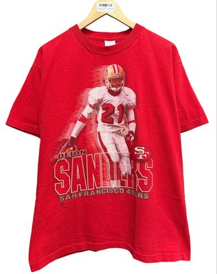Vintage Deion Sanders Tee Size Large