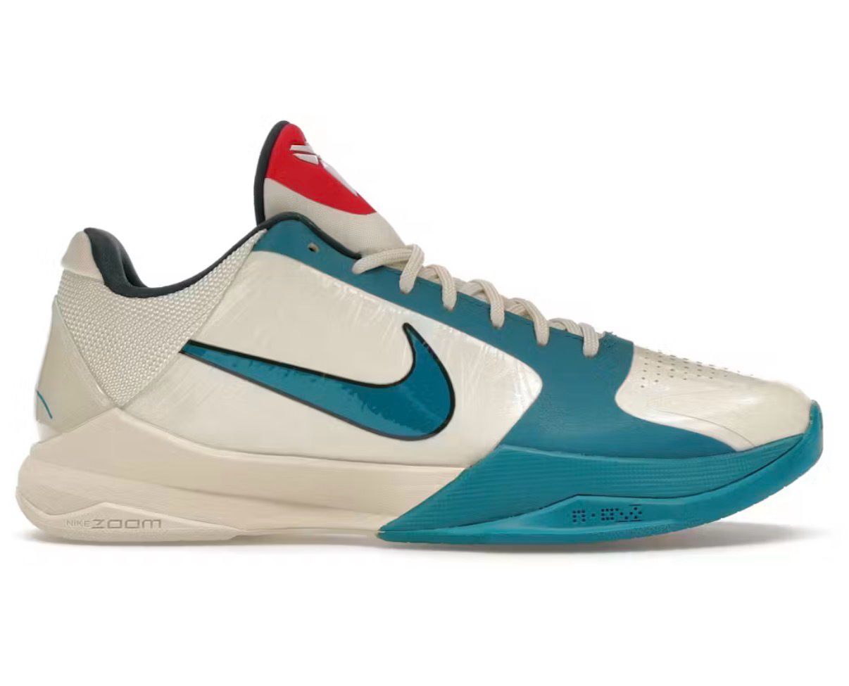 Nike Kobe 5 Protro Caitlin Clark Coconut Milk Spruce Size 9 (NEW)
