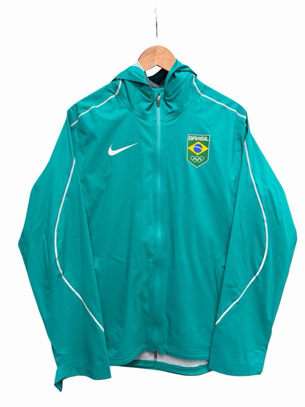 Nike Shield Brasil Olympic Track Jacket 2016 Rio Size M