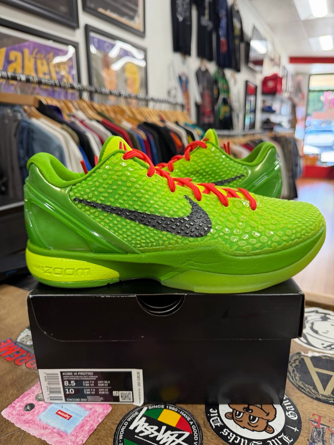 Nike Kobe 6 Protro Grinch (2020) Size 8.5 (WORN)