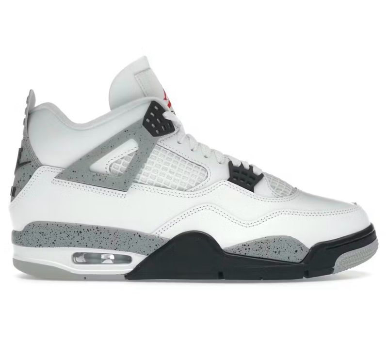 New Jordan 4 Retro White Cement (2025) Size 10