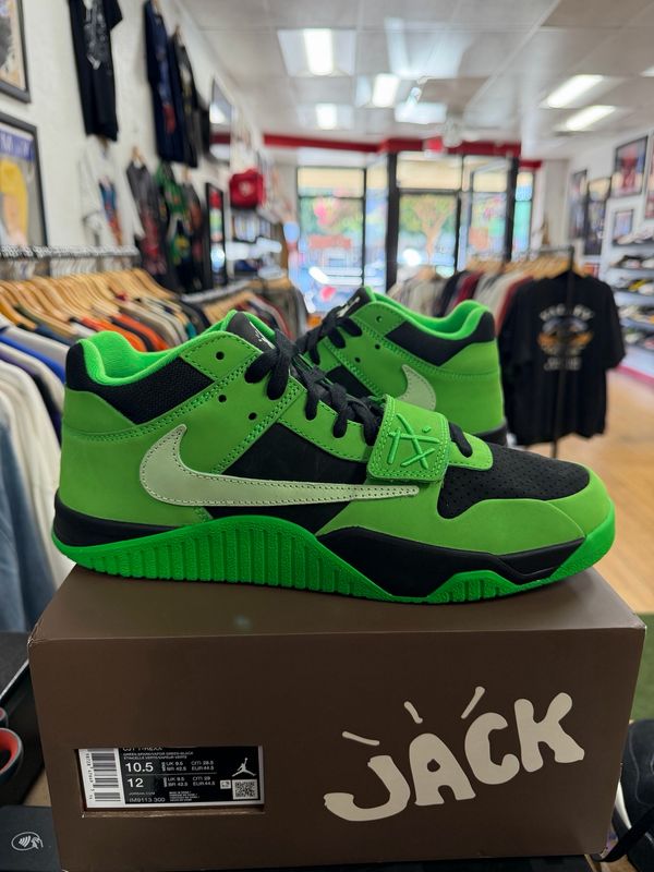 Jordan CJ1 T-Rexx Travis Scott Green Spark Size 10.5 (Lightly Worn)