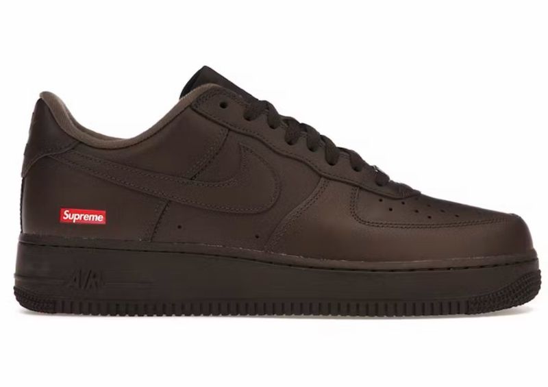 Nike Air Force 1 Low Supreme Baroque Brown Size 10.5 (NEW)