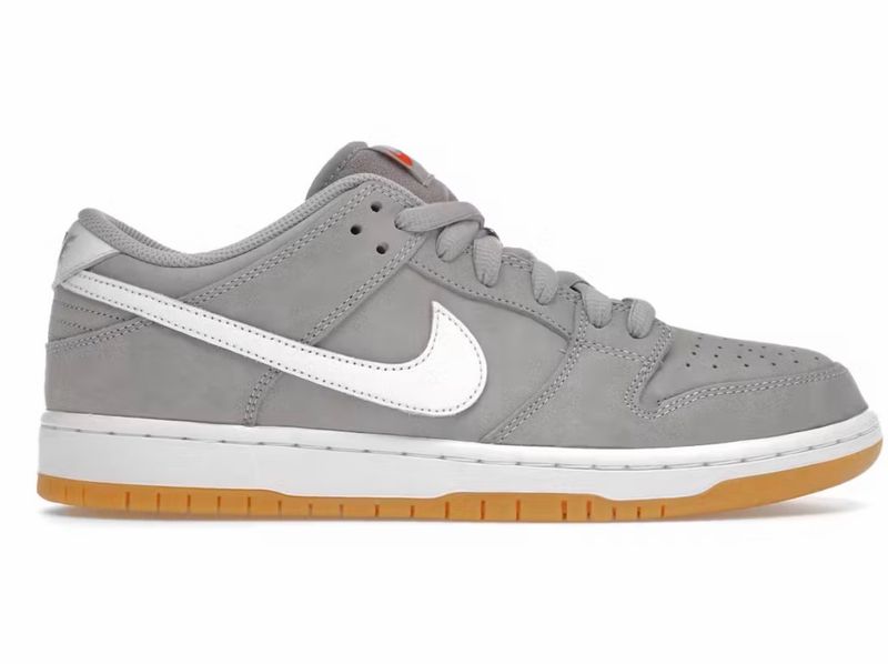 Nike SB Dunk Low Pro ISO Orange Label Wolf Grey Gum Size 11 (Brand New)