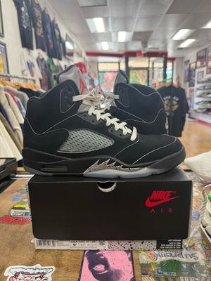 Pre Owned Jordan 5 Retro OG Black Metallic Reimagined Size 9.5