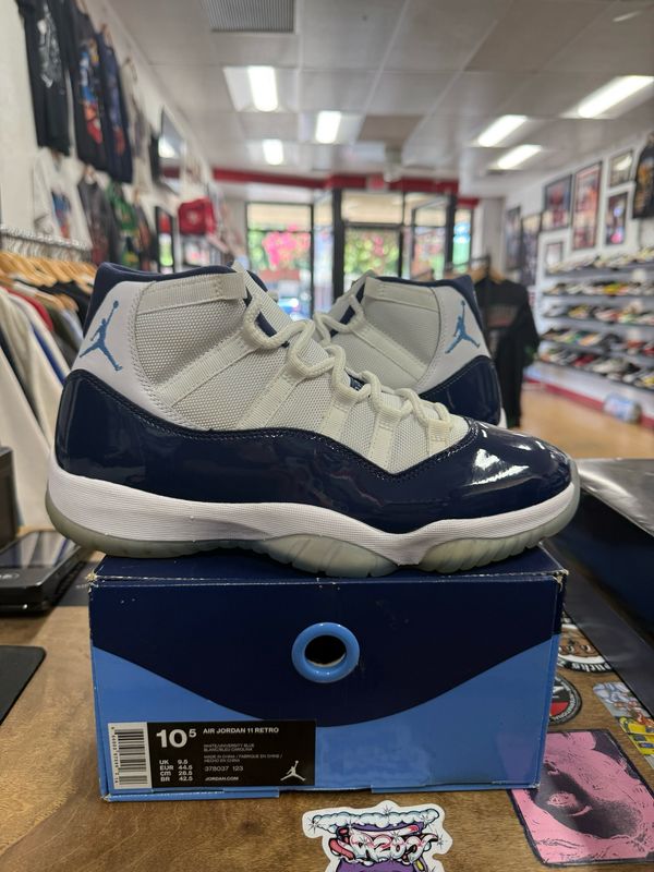 Pre Owned Jordan 11 Retro UNC Win Like 82 Size 10.5
