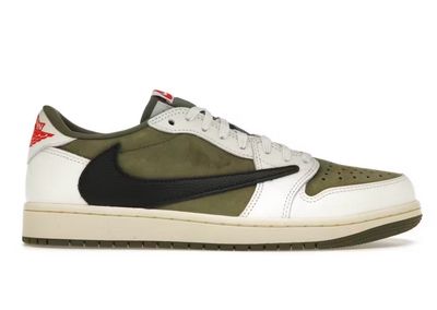 Jordan 1 Retro Low OG SP Travis Scott Medium Olive Size 9 (NEW)