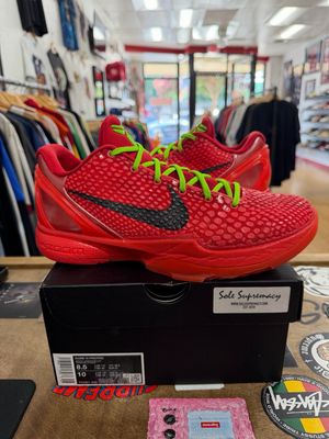 Nike Kobe 6 Protro Reverse Grinch Size 8.5 (WORN)
