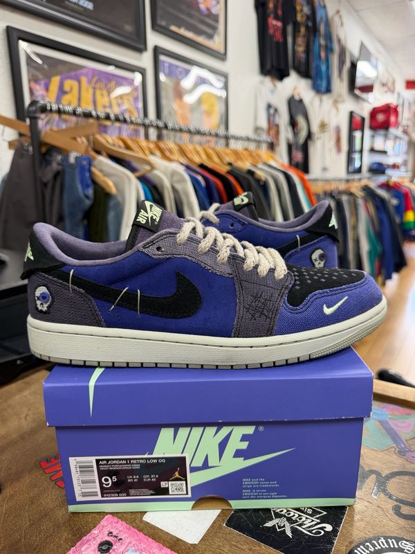 Jordan 1 Retro Low OG Zion Williamson Voodoo Alternate Size 9.5 (WORN)