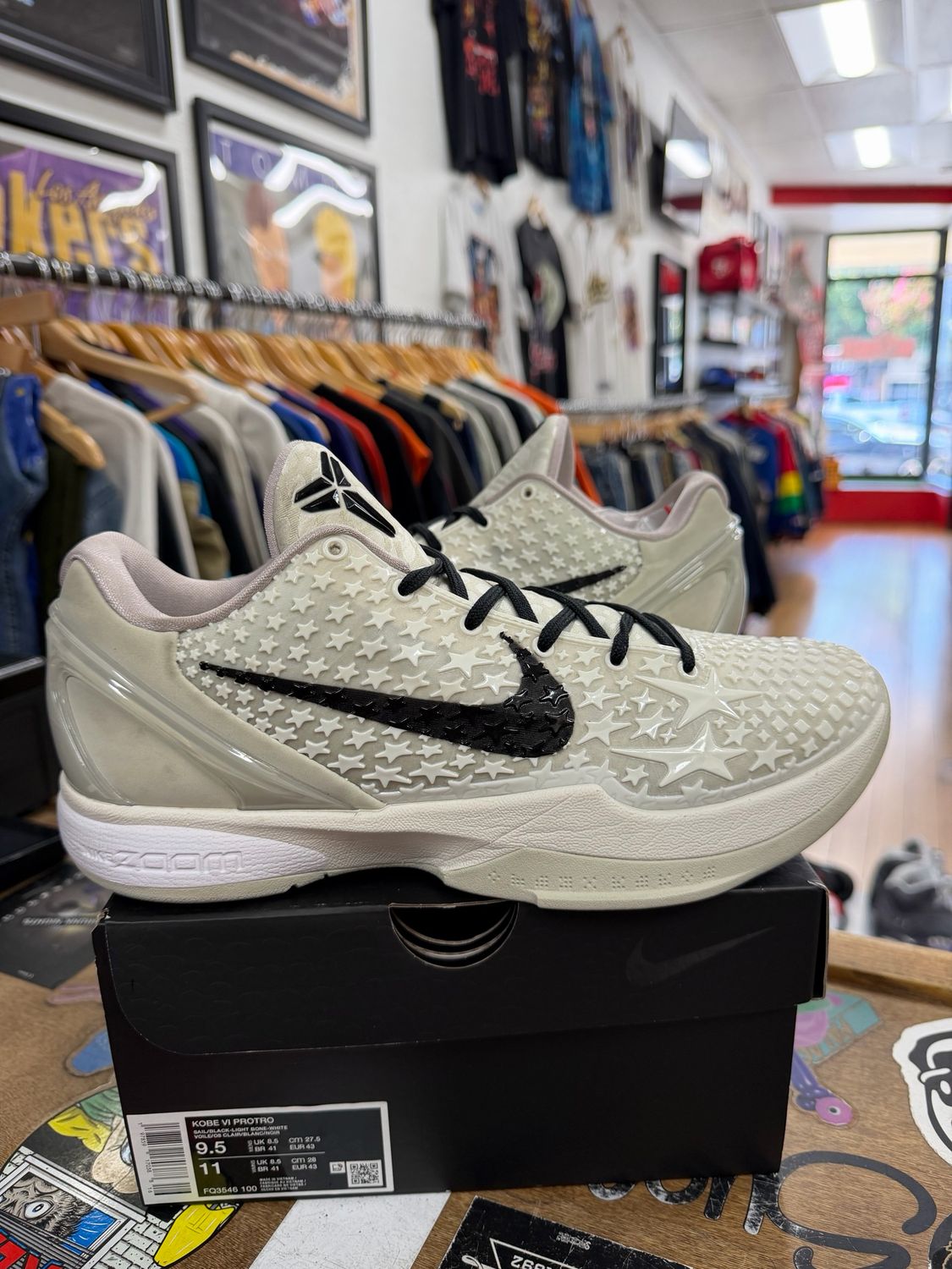 Nike Kobe 6 Protro Sail All-Star Size 9.5 (WORN)