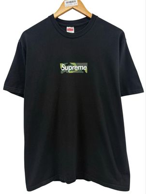 Pre Owned Supreme Box Logo Tee (FW23) Black Size L