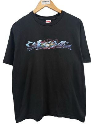 Pre Owned Supreme Tag Tee Black Size M FW25