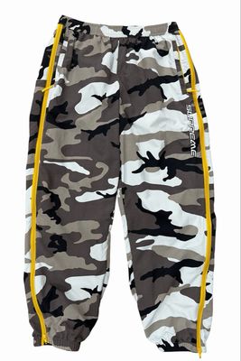 Supreme Contrast Zip Warm Up Pant (WORN) Size Large
