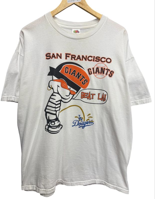 Vtg SF Giants Beat La Tee Size 2XL